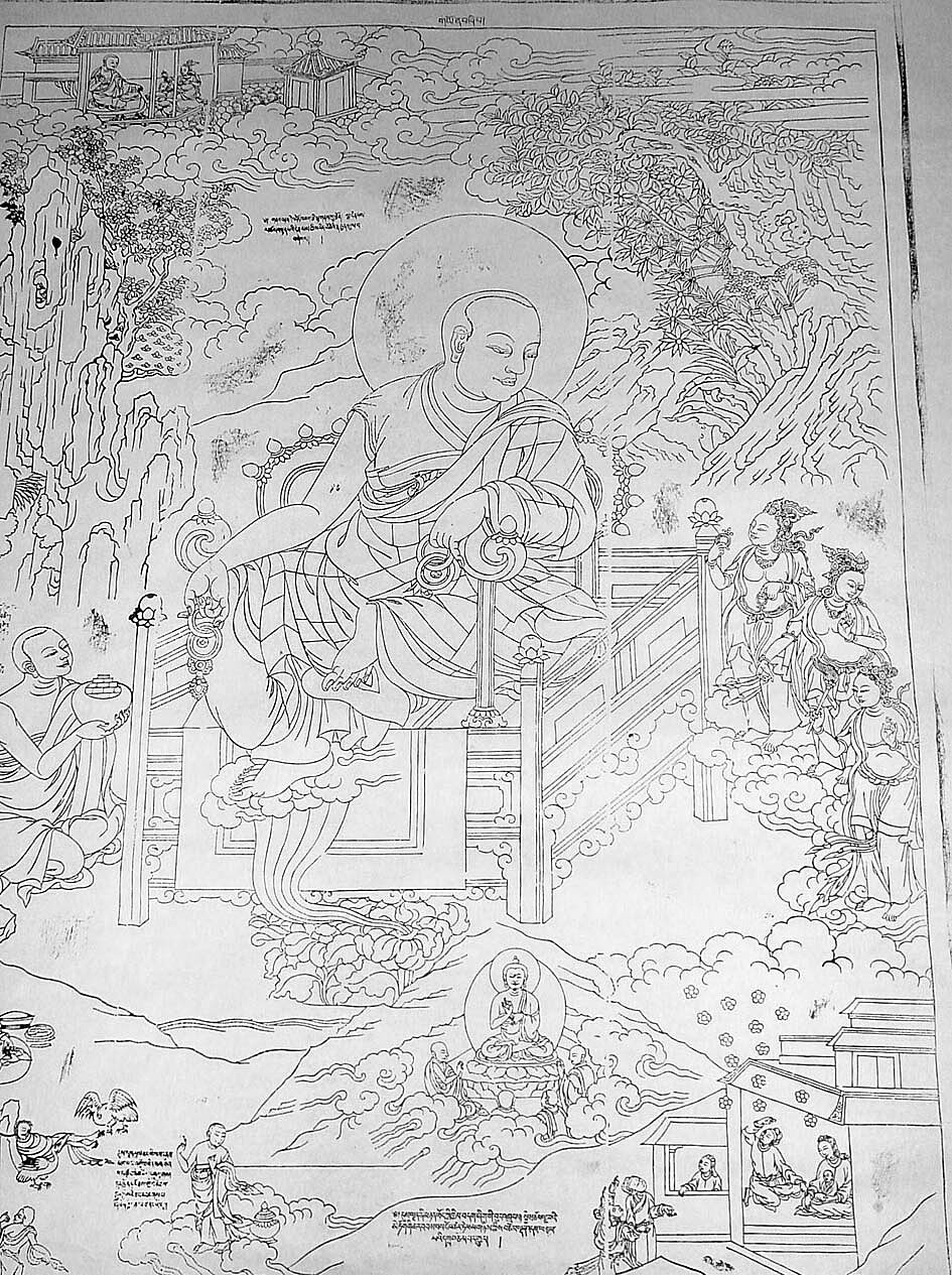 德格巴宫：迦理迦尊者(Kalika)