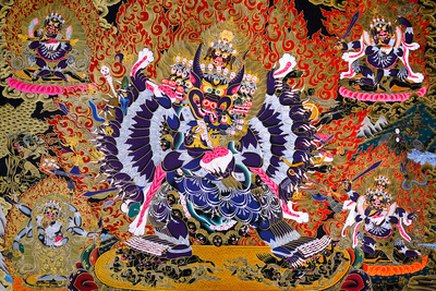 郎木寺僧人上海有间“唐卡馆”